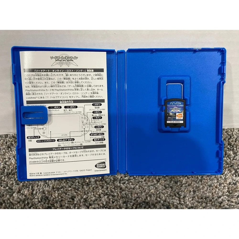 Bandai Namco Sword Art Online Lost Song PS Vita Japanese Import